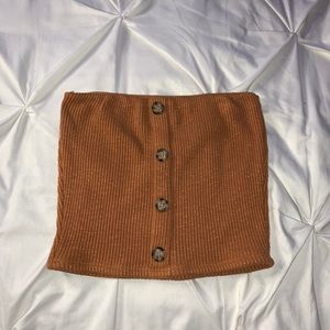 Burnt orange tube top